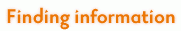 Finding information