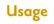 Usage